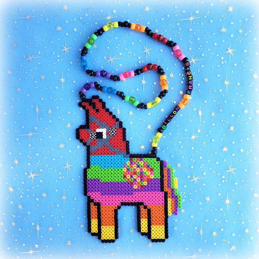 Dillon Francis Gerald Kandi Perler Kandi Necklace